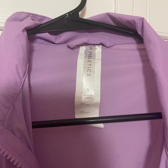 Fabletics Purple Oversized Windbreaker Women Size S - Picture 3 of 4